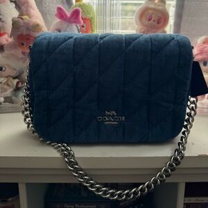 Coach Quinn Denim Quilted Women's Bag
